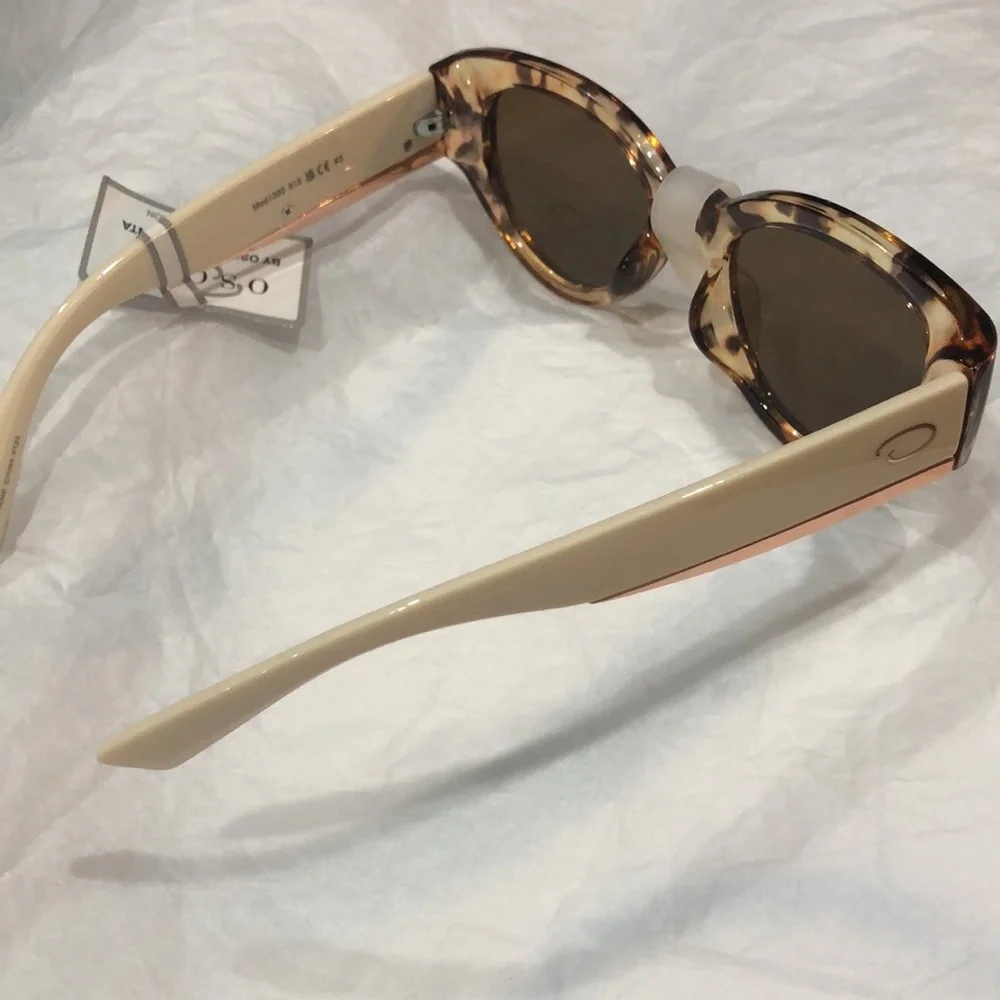 Oscar brown tortoiseshell oval‎ sunglasses new